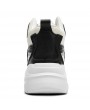 Men Fabric Leather Splicing Slip Resistant Wearable Casual Outdoor Sneakers
