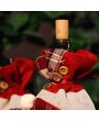 Christmas decorations Santa Claus bags red wine bag tableware decorative items