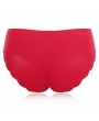 Soft Ice Silk Seamfree Wavy Edge Breathable Low Rise Panties