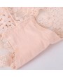 Flower Embroidery Lace Low Cut Seamless Pure Cotton Panties