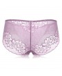 Embroidered Lace Breathable Hip Lifting Mid Waist Panties