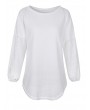 Casual Hollow Out Rib Knit Cuff Long Sleeve Knitting Sweater