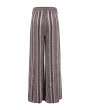 Boho Vertical Stripe Print Drawstring Pants