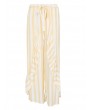 Vintage Vertical Striped Pleated Broad Leg Pants