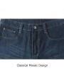 Summer Casual Knee Length Stretch Jeans Straight Loose Cotton Plus Size 30-46 Shorts For Men