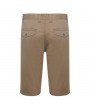 Mens Summer 100%Cotton Breathable Solid Color Knee Length Regular Fit Casual Shorts