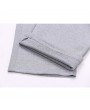 Mens Casual Sport Suits Solid Color Stand Collar Zip Up Hoodies Elastic Waist Joggers Sport Pants