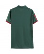 Mens Embroidery Turndown Collar Short Sleeve Spring Summer Business Casual Golf Shirt
