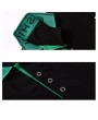 Mens Cool Summer Contrast Color Turn-down Collar Short Sleeve Golf Shirts